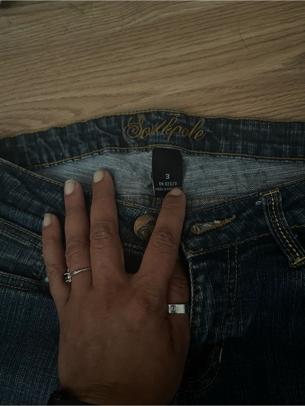 South Pole Women's Dark Blue Bootcut Jeans